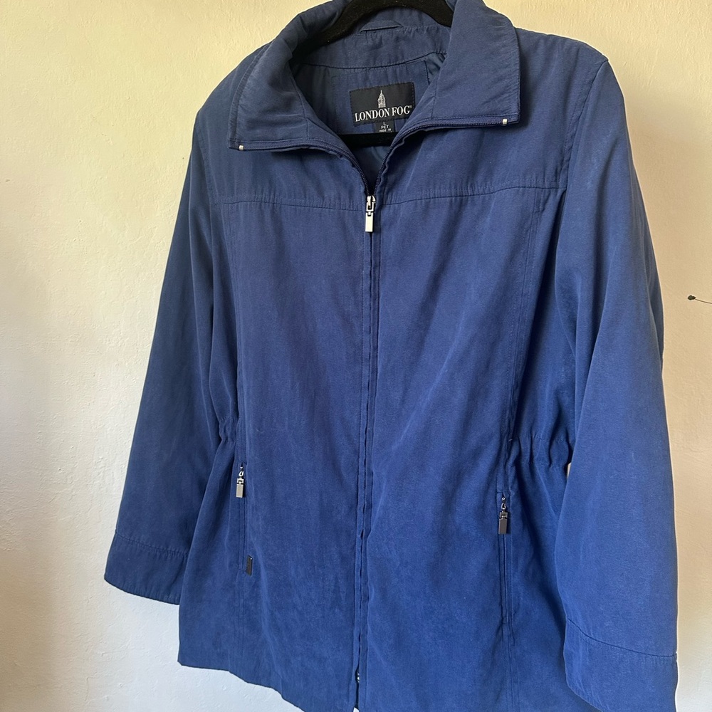 Vintage London Fog Denim Blue Coat